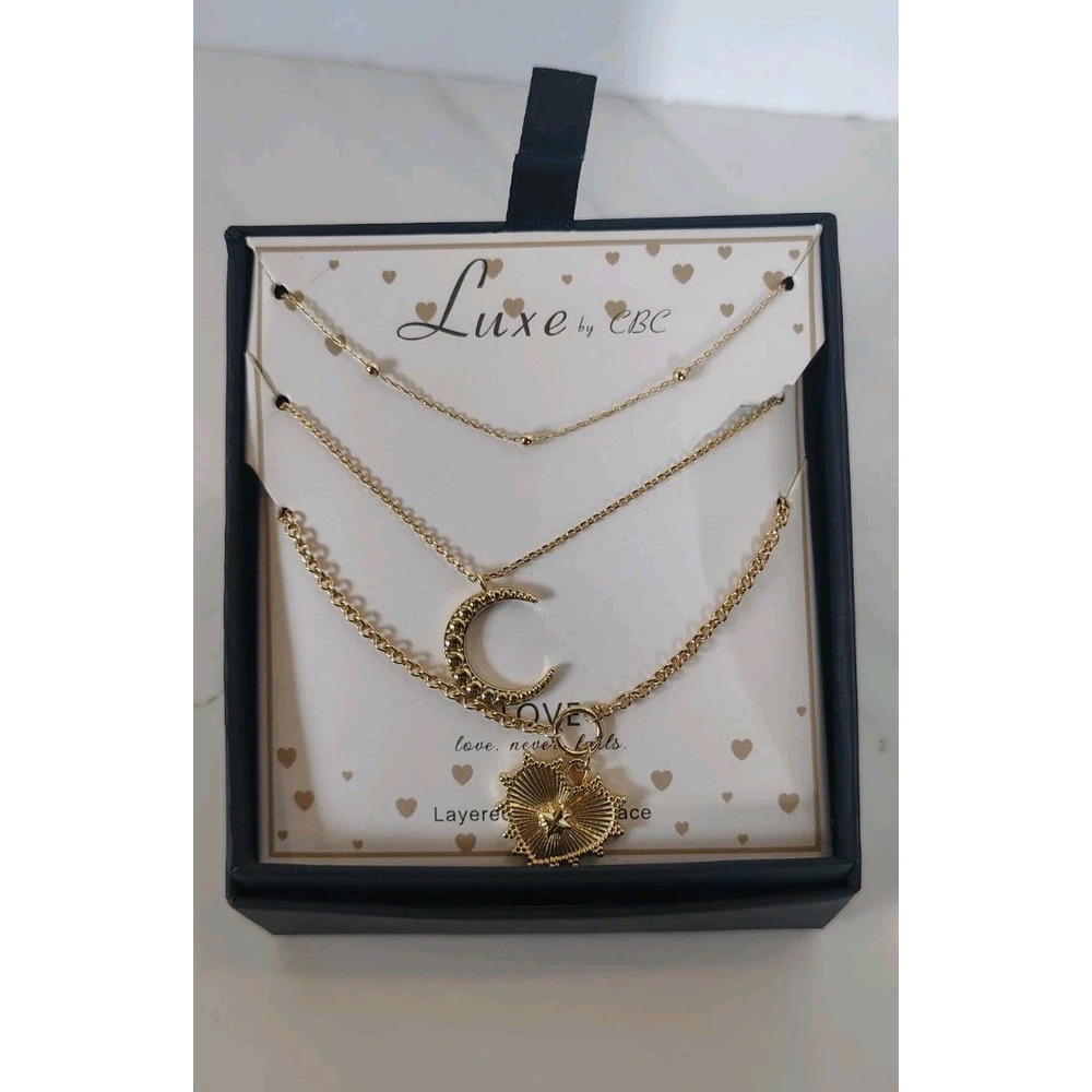 Luxe By CBC Trio Necklace Set